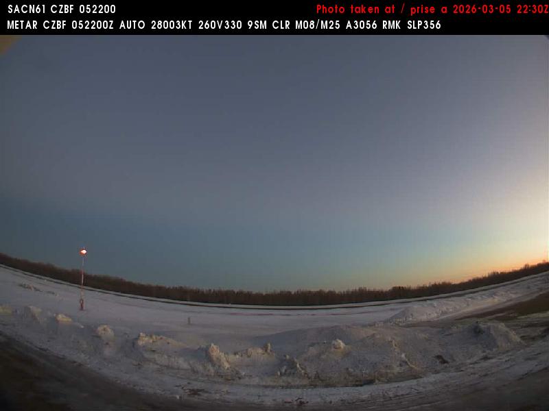 Web Cam image of Bathurst Airport (South)