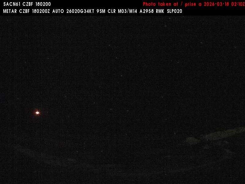 Web Cam image of Bathurst Airport (South)