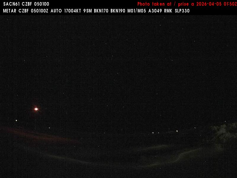 Web Cam image of Bathurst Airport (South)