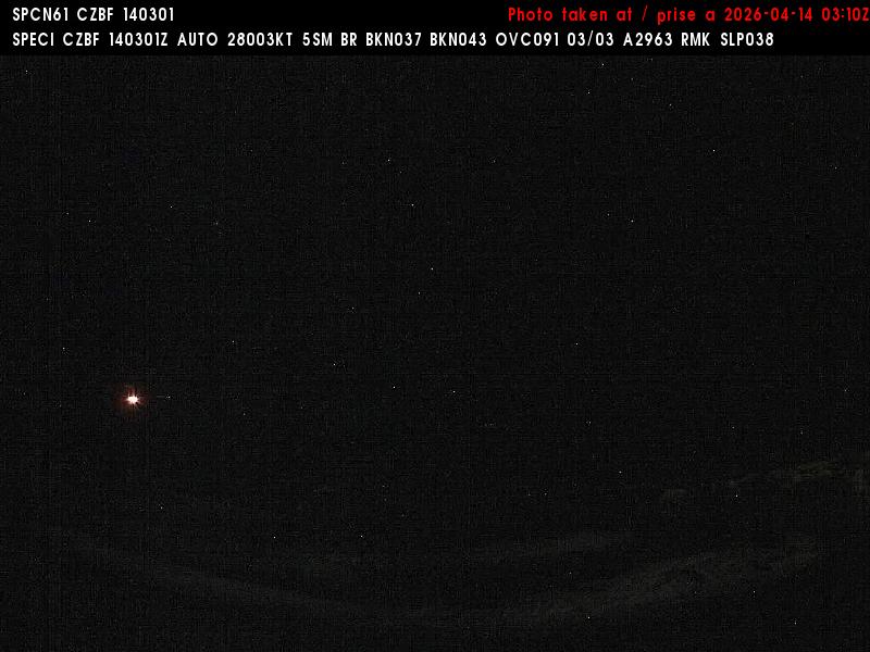 Web Cam image of Bathurst Airport (South)