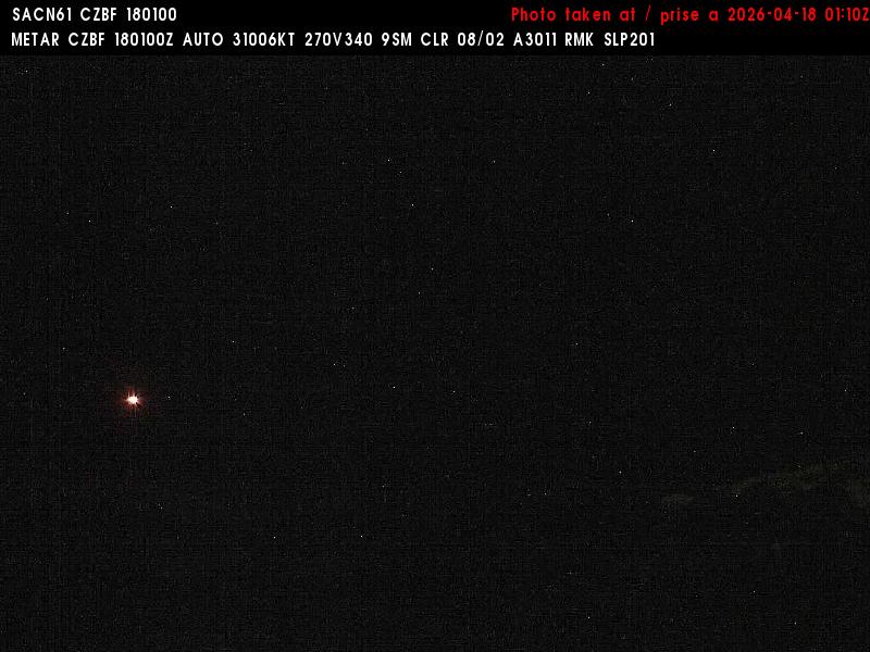 Web Cam image of Bathurst Airport (South)