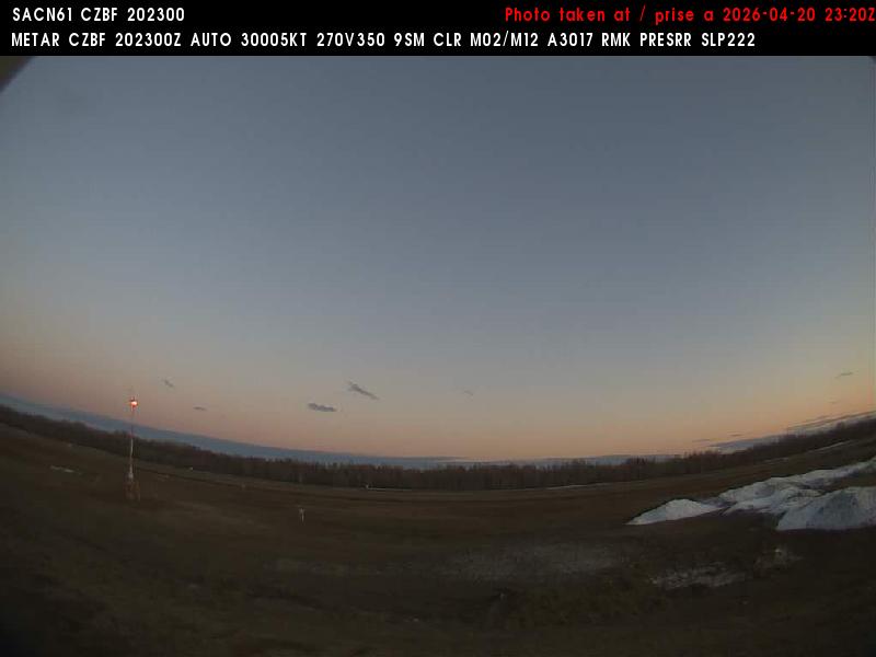 Web Cam image of Bathurst Airport (South)