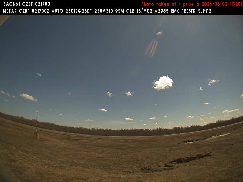 Web Cam image of Bathurst Airport (South)
