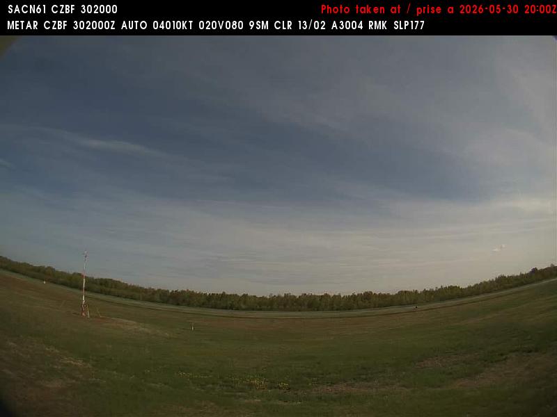 Web Cam image of Bathurst Airport (South)