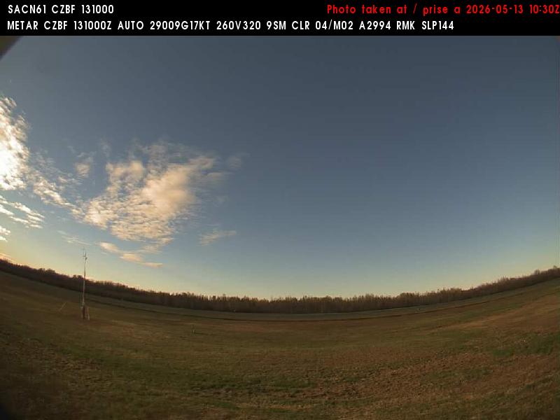 Web Cam image of Bathurst Airport (South)