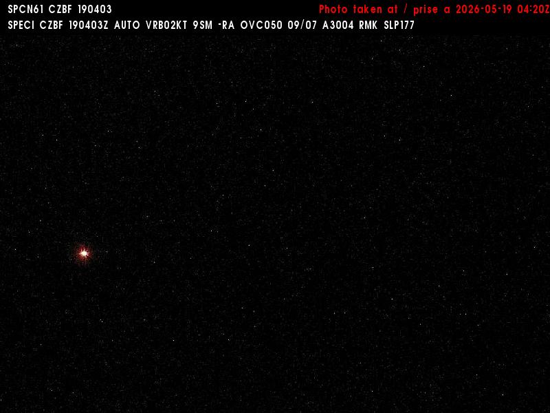 Web Cam image of Bathurst Airport (South)