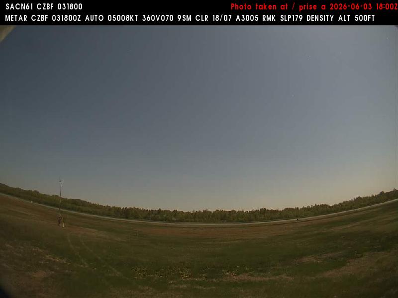 Web Cam image of Bathurst Airport (South)