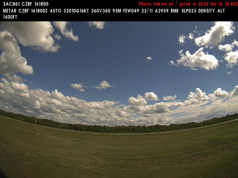 Web Cam image of Bathurst Airport (South)