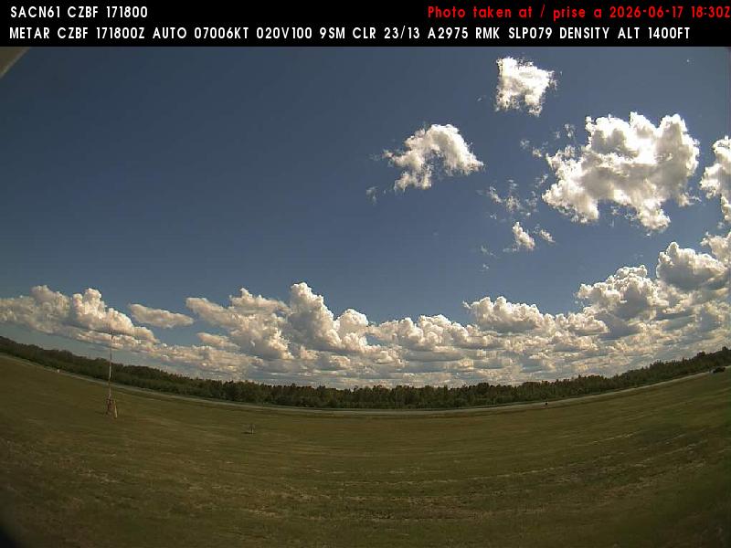 Web Cam image of Bathurst Airport (South)