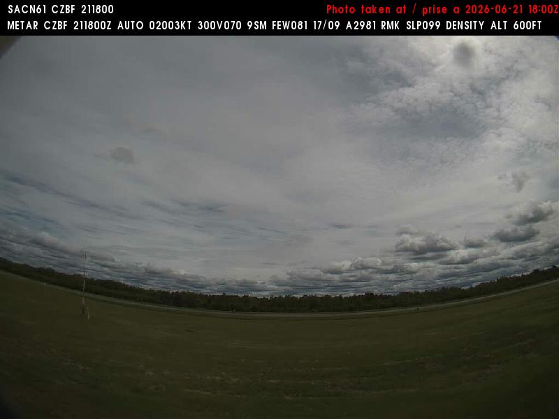 Web Cam image of Bathurst Airport (South)