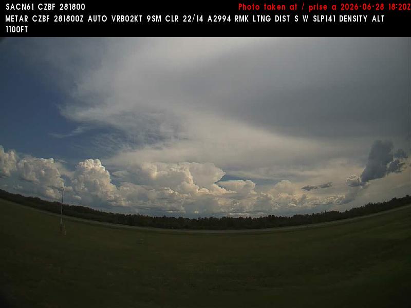 Web Cam image of Bathurst Airport (South)