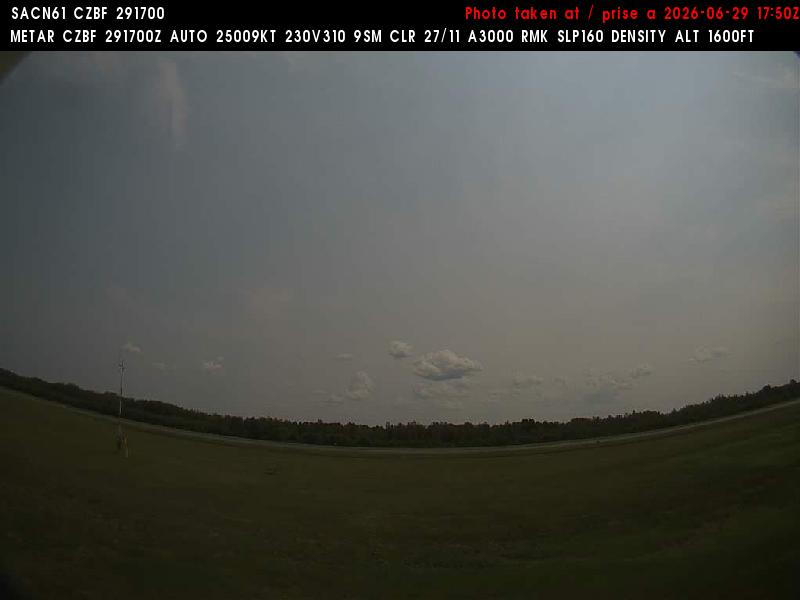Web Cam image of Bathurst Airport (South)