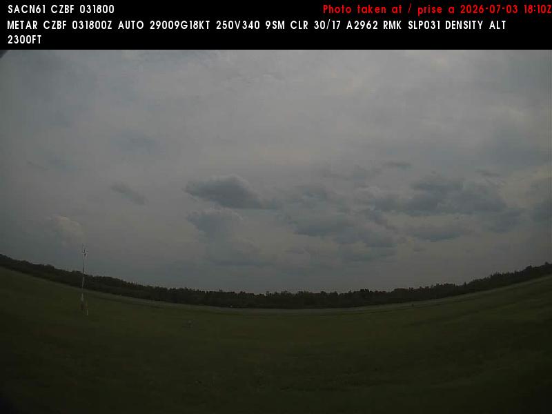 Web Cam image of Bathurst Airport (South)