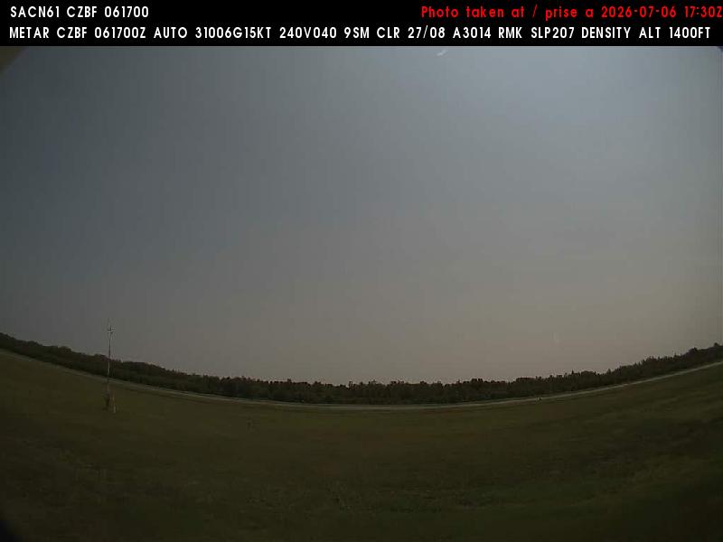 Web Cam image of Bathurst Airport (South)
