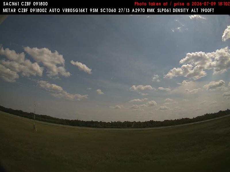 Web Cam image of Bathurst Airport (South)