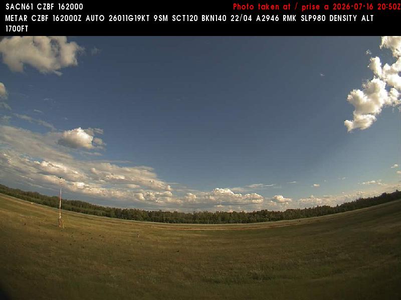 Web Cam image of Bathurst Airport (South)