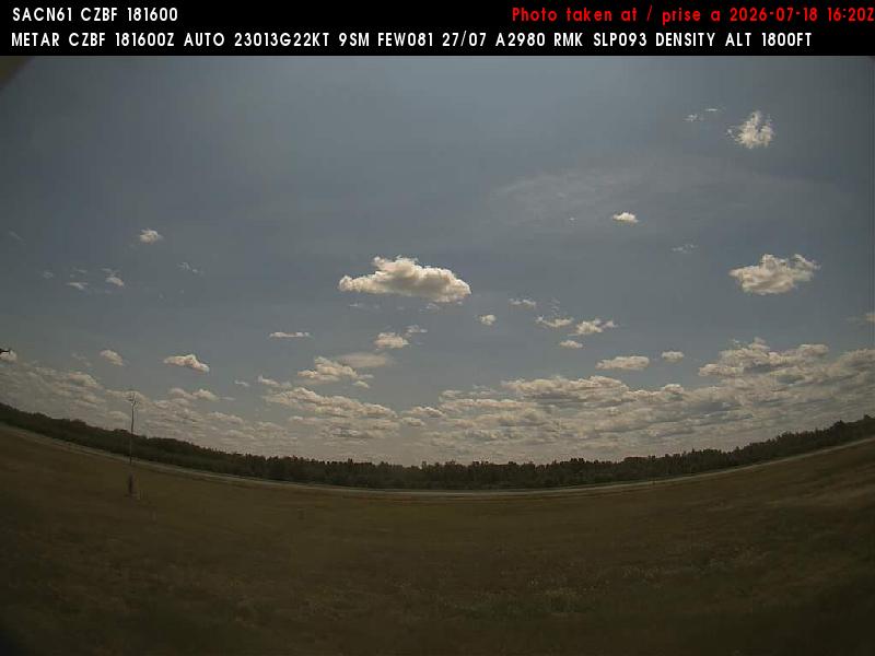 Web Cam image of Bathurst Airport (South)