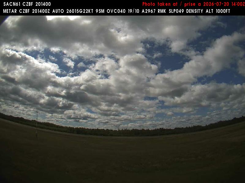 Web Cam image of Bathurst Airport (South)