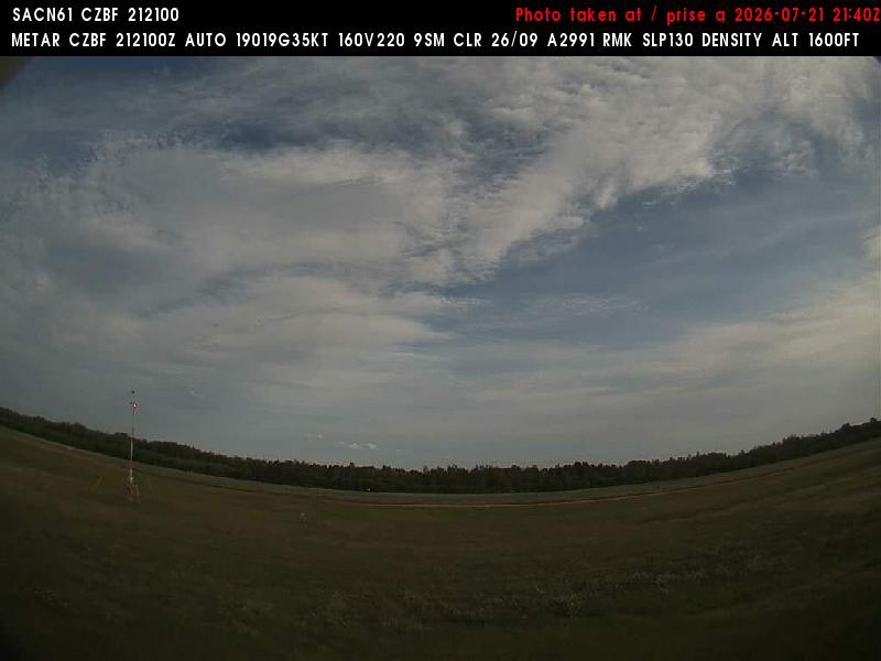Web Cam image of Bathurst Airport (South)