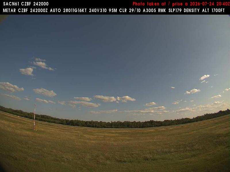 Web Cam image of Bathurst Airport (South)