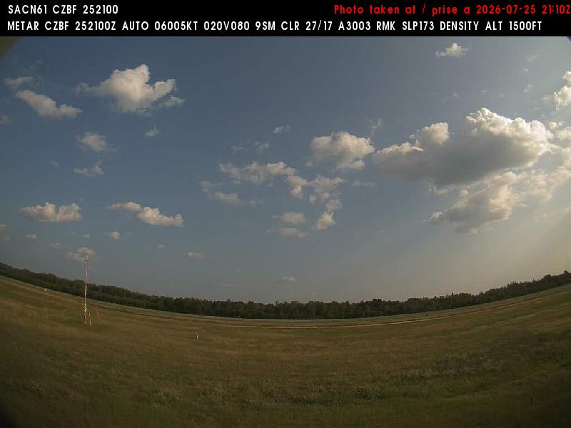 Web Cam image of Bathurst Airport (South)