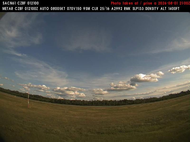 Web Cam image of Bathurst Airport (South)