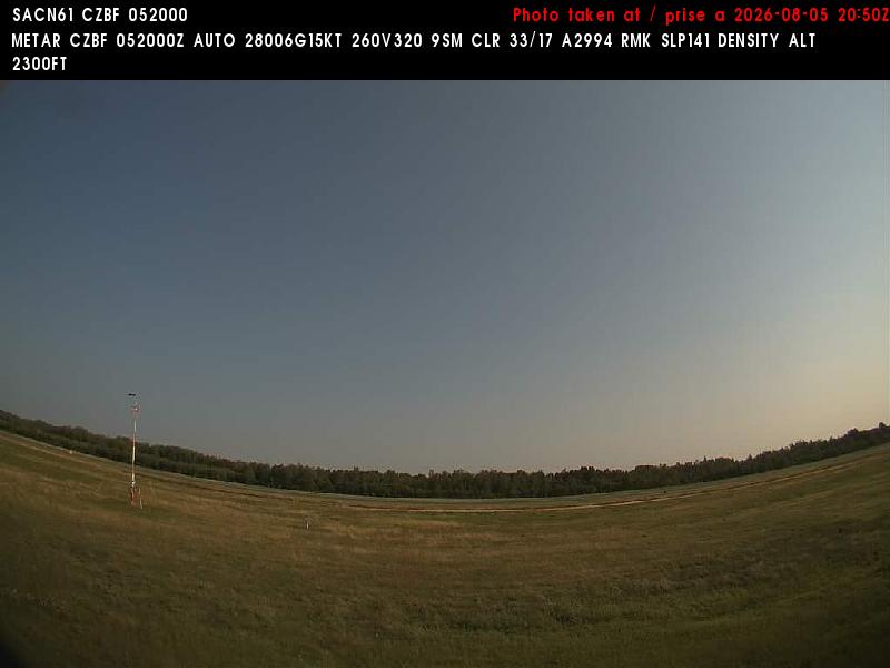 Web Cam image of Bathurst Airport (South)