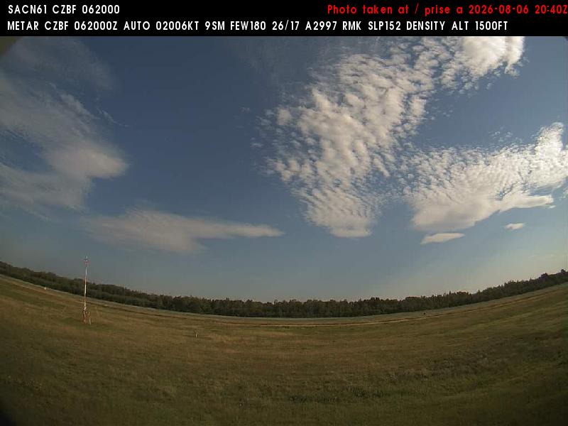 Web Cam image of Bathurst Airport (South)