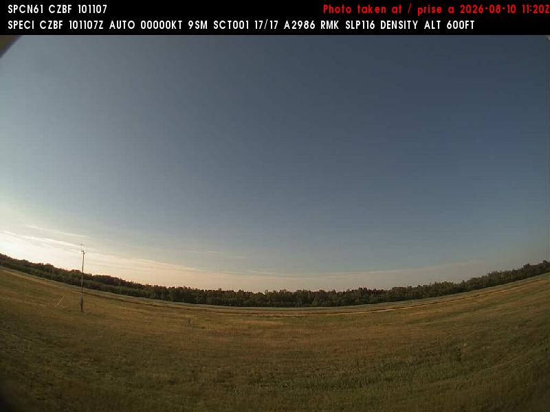 Web Cam image of Bathurst Airport (South)