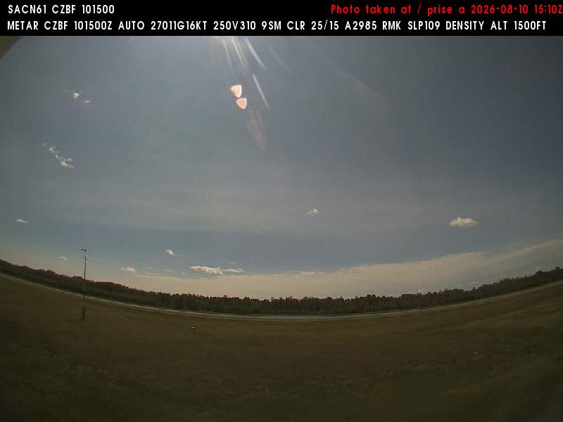 Web Cam image of Bathurst Airport (South)