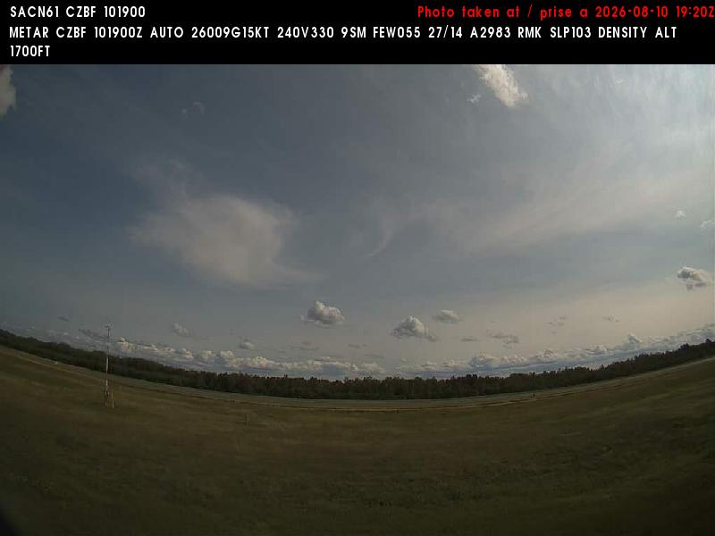 Web Cam image of Bathurst Airport (South)