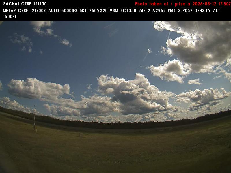 Web Cam image of Bathurst Airport (South)
