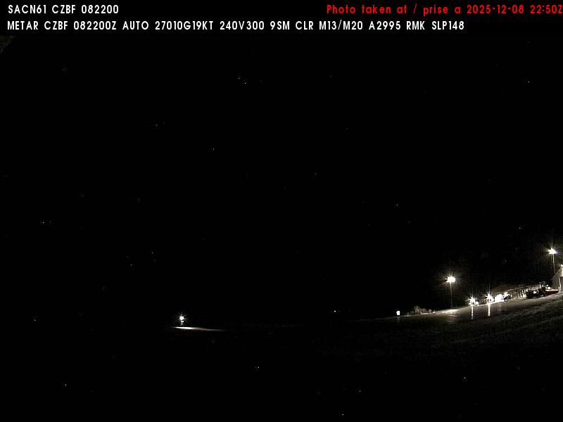 Web Cam image of Bathurst Airport (West)