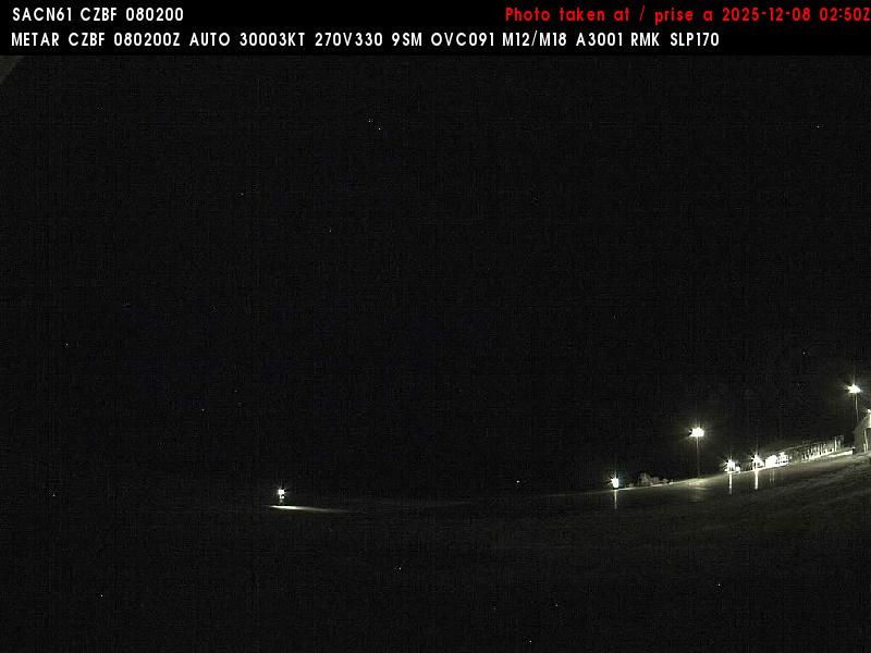 Web Cam image of Bathurst Airport (West)