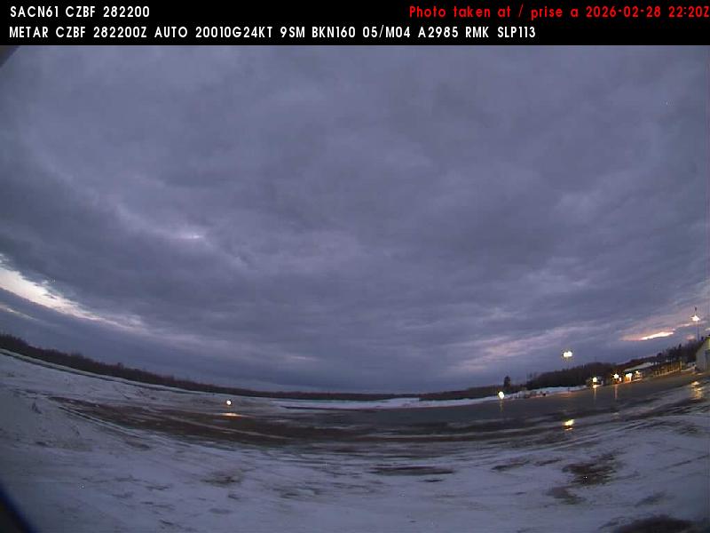 Web Cam image of Bathurst Airport (West)