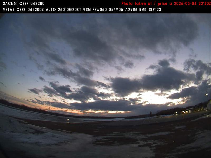 Web Cam image of Bathurst Airport (West)