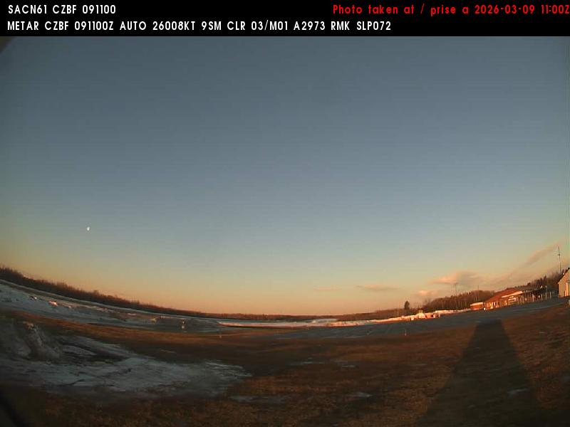 Web Cam image of Bathurst Airport (West)