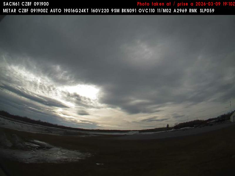 Web Cam image of Bathurst Airport (West)