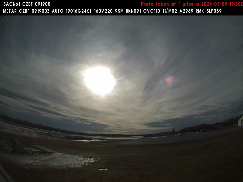 Web Cam image of Bathurst Airport (West)