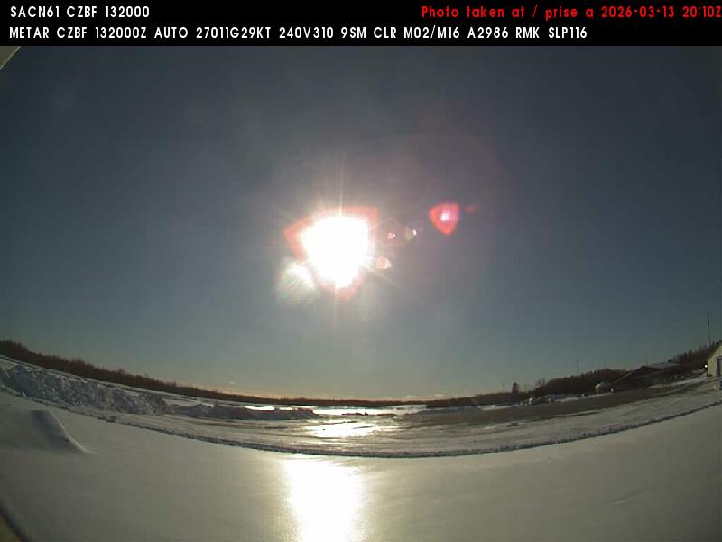 Web Cam image of Bathurst Airport (West)