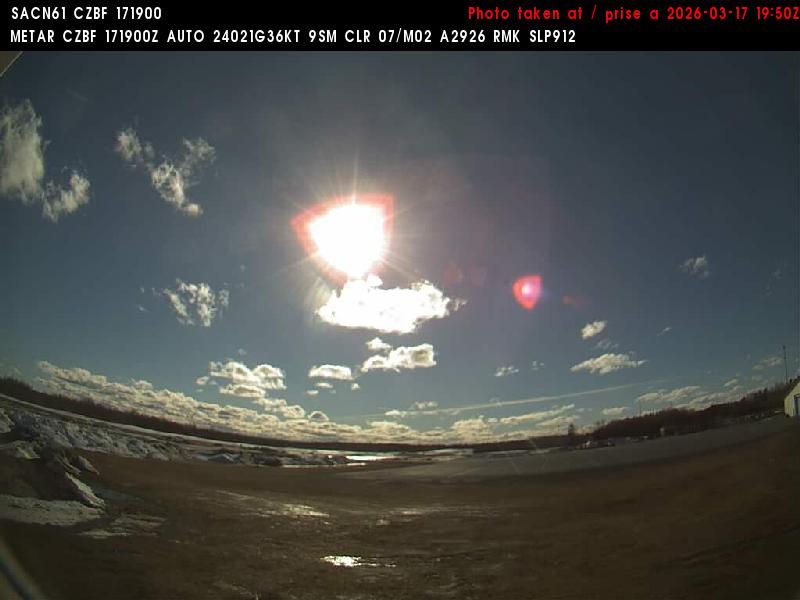Web Cam image of Bathurst Airport (West)