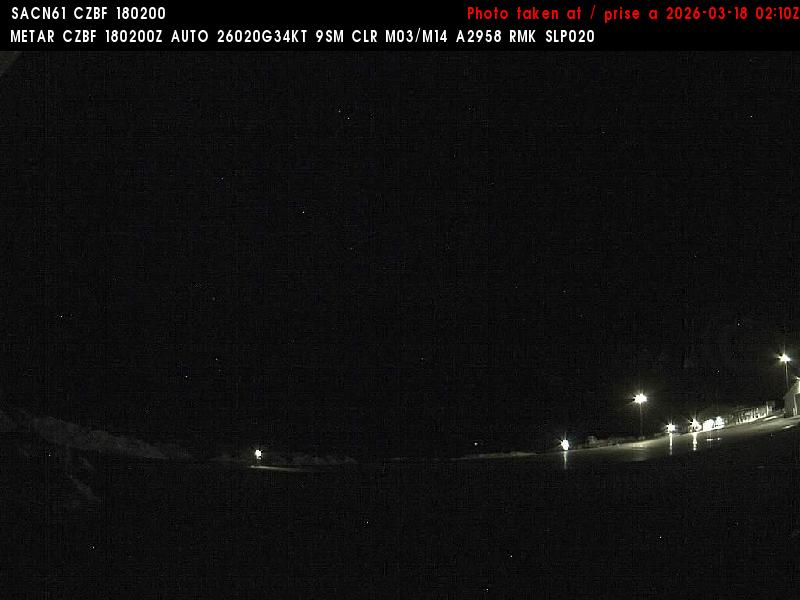 Web Cam image of Bathurst Airport (West)