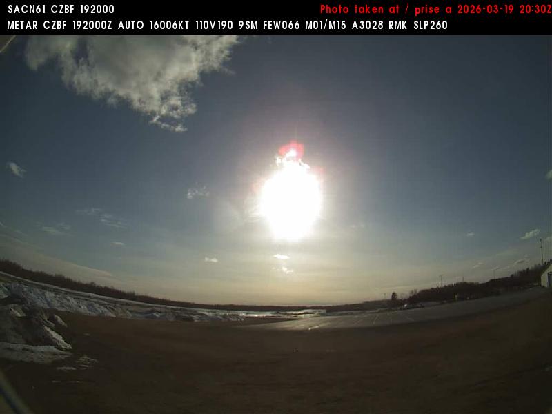 Web Cam image of Bathurst Airport (West)