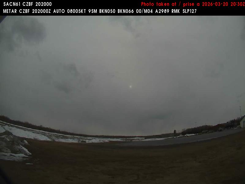Web Cam image of Bathurst Airport (West)