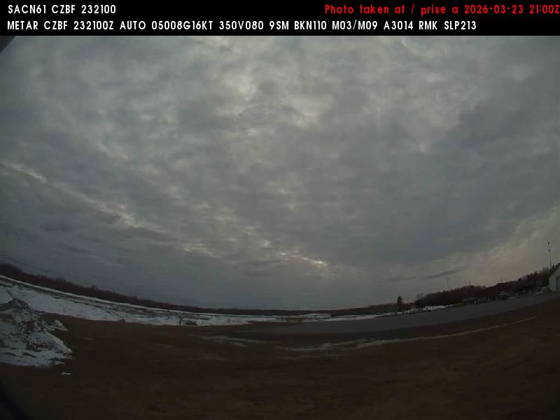 Web Cam image of Bathurst Airport (West)