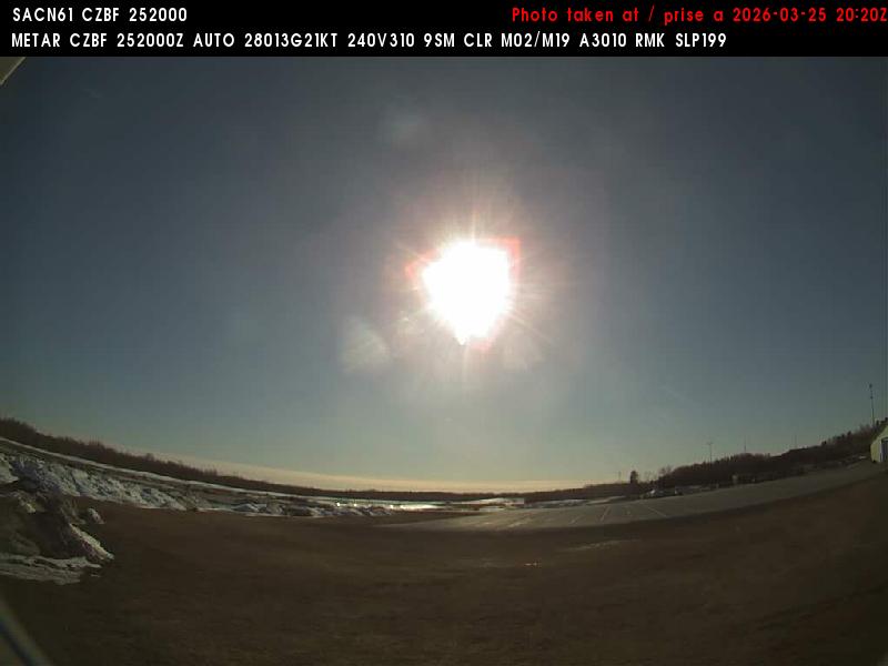 Web Cam image of Bathurst Airport (West)