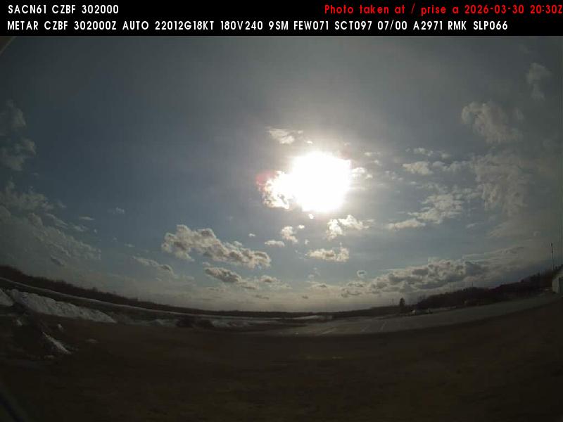 Web Cam image of Bathurst Airport (West)