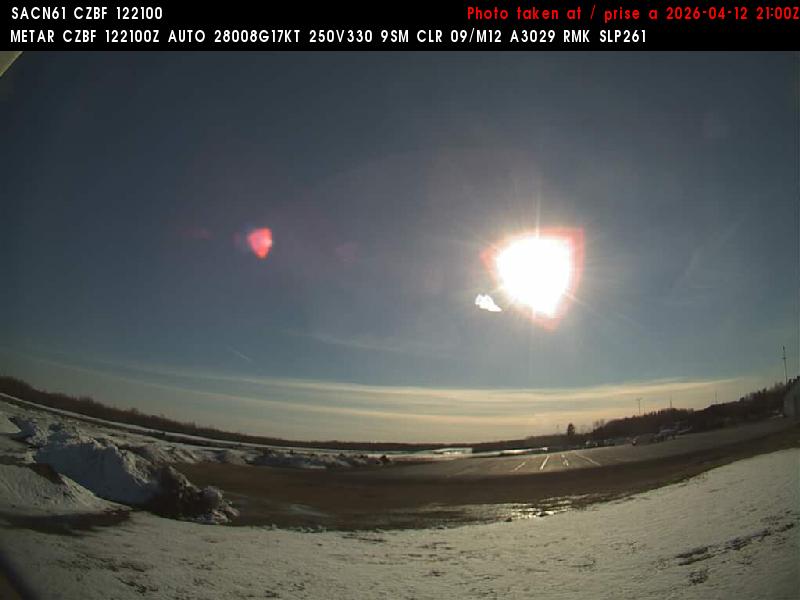 Web Cam image of Bathurst Airport (West)