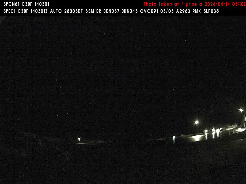 Web Cam image of Bathurst Airport (West)