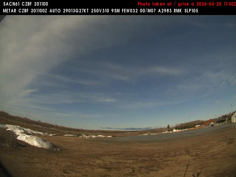 Web Cam image of Bathurst Airport (West)